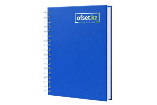 Блокнот на пружине с твёрдым переплётом